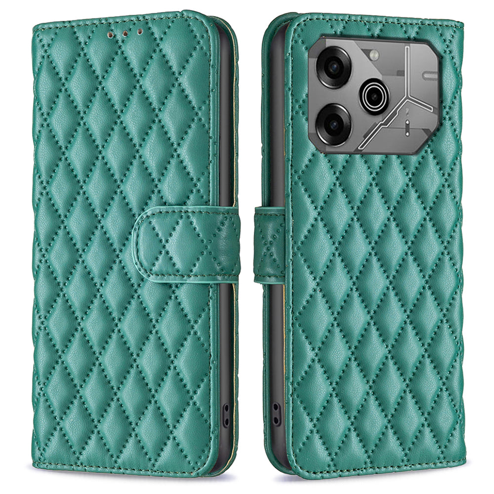 BINFEN COLOR BF Style-14 For Transsion Tecno Pova 6 5G / Pova 6 Pro 5G Leather Case Wallet Stand Cover