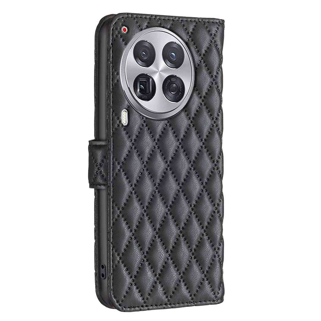 BINFEN COLOR BF Style-14 For Transsion Tecno Camon 30 Premier 5G Case Wallet Rhombus Leather Cover