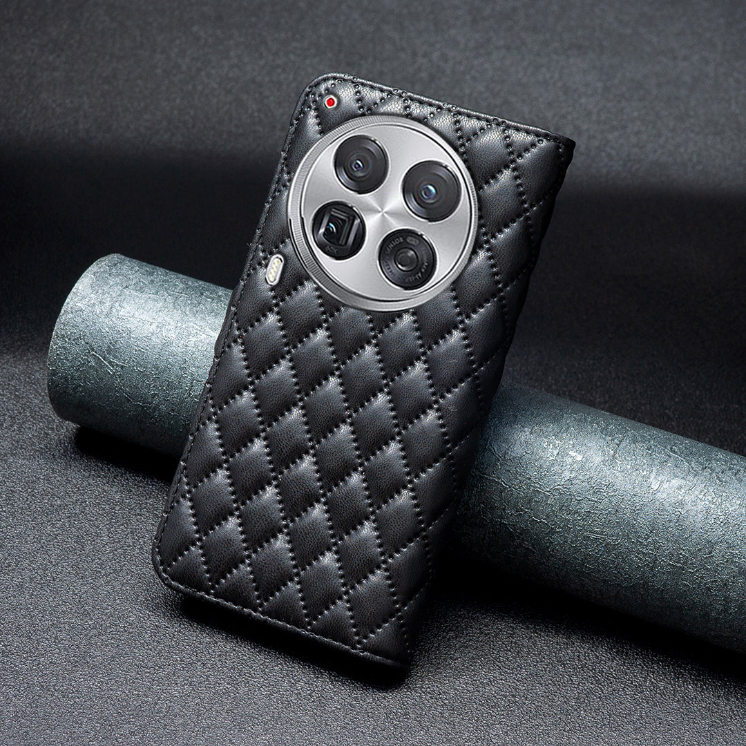 BINFEN COLOR BF Style-14 For Transsion Tecno Camon 30 Premier 5G Case Wallet Rhombus Leather Cover
