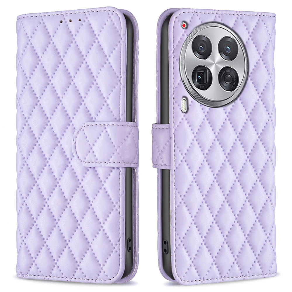BINFEN COLOR BF Style-14 For Transsion Tecno Camon 30 Premier 5G Case Wallet Rhombus Leather Cover