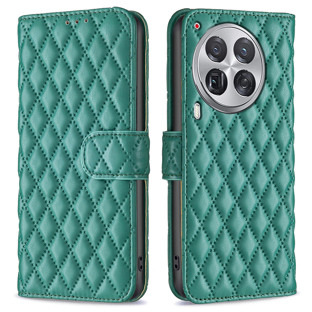 BINFEN COLOR BF Style-14 For Transsion Tecno Camon 30 Premier 5G Case Wallet Rhombus Leather Cover