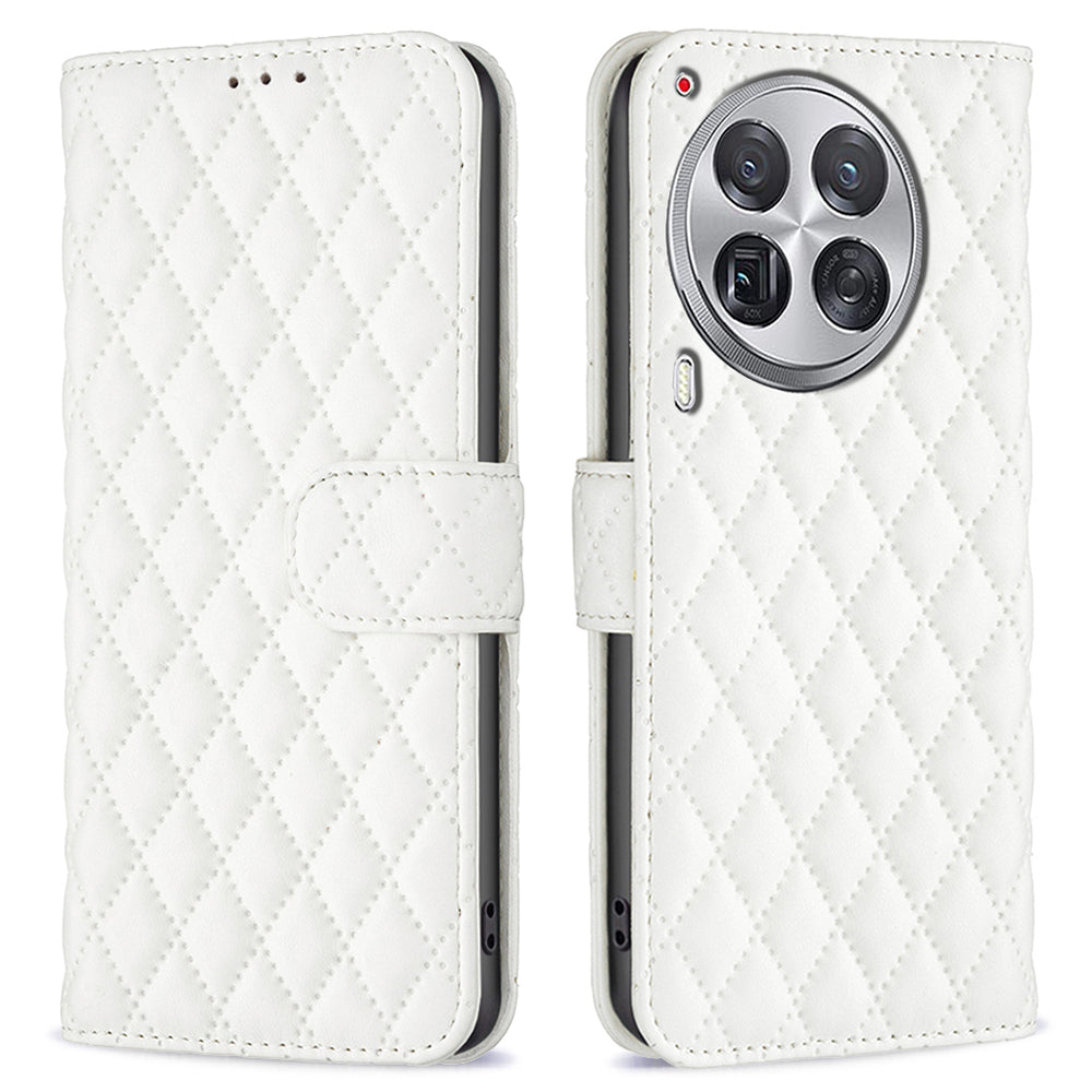 BINFEN COLOR BF Style-14 For Transsion Tecno Camon 30 Premier 5G Case Wallet Rhombus Leather Cover