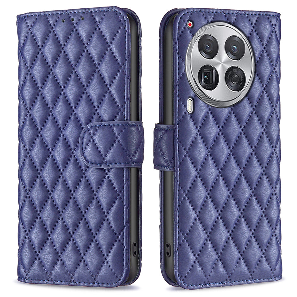BINFEN COLOR BF Style-14 For Transsion Tecno Camon 30 Premier 5G Case Wallet Rhombus Leather Cover