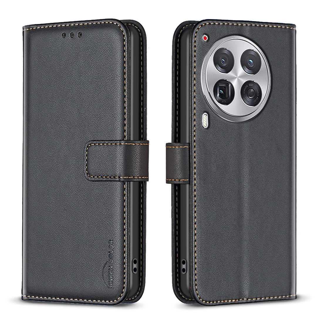 BINFEN COLOR BF17 For Transsion Tecno Camon 30 Premier 5G Case Stand Magnetic Leather Phone Cover