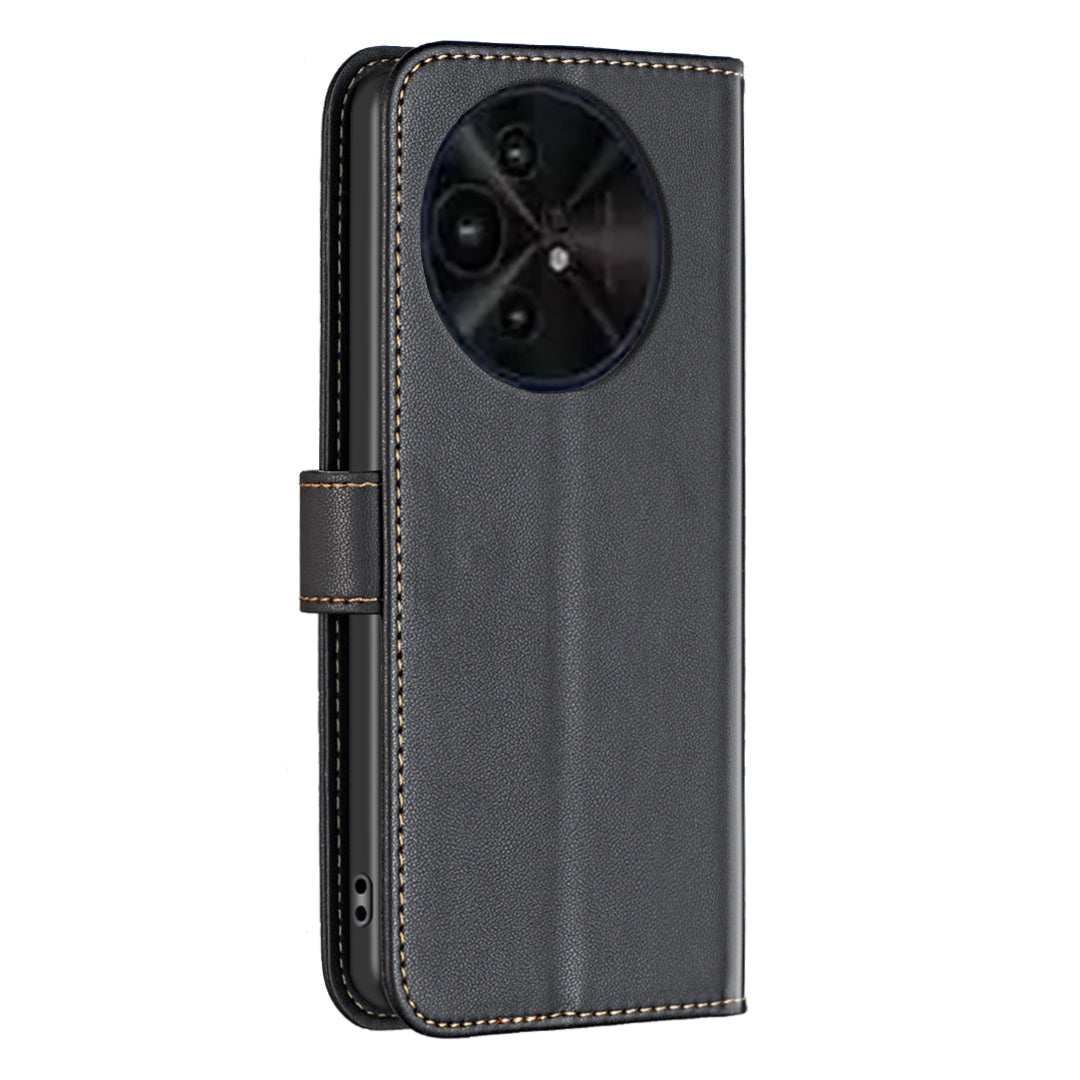 BINFEN COLOR BF17 For TCL 50 XE 5G / 50 XL 5G Case Wallet Leather + TPU Flip Phone Cover