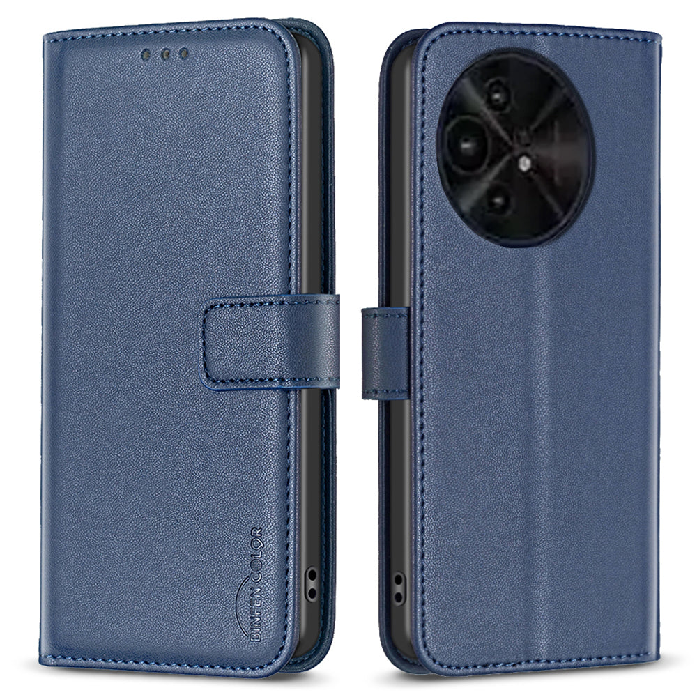 BINFEN COLOR BF17 For TCL 50 XE 5G / 50 XL 5G Case Wallet Leather + TPU Flip Phone Cover