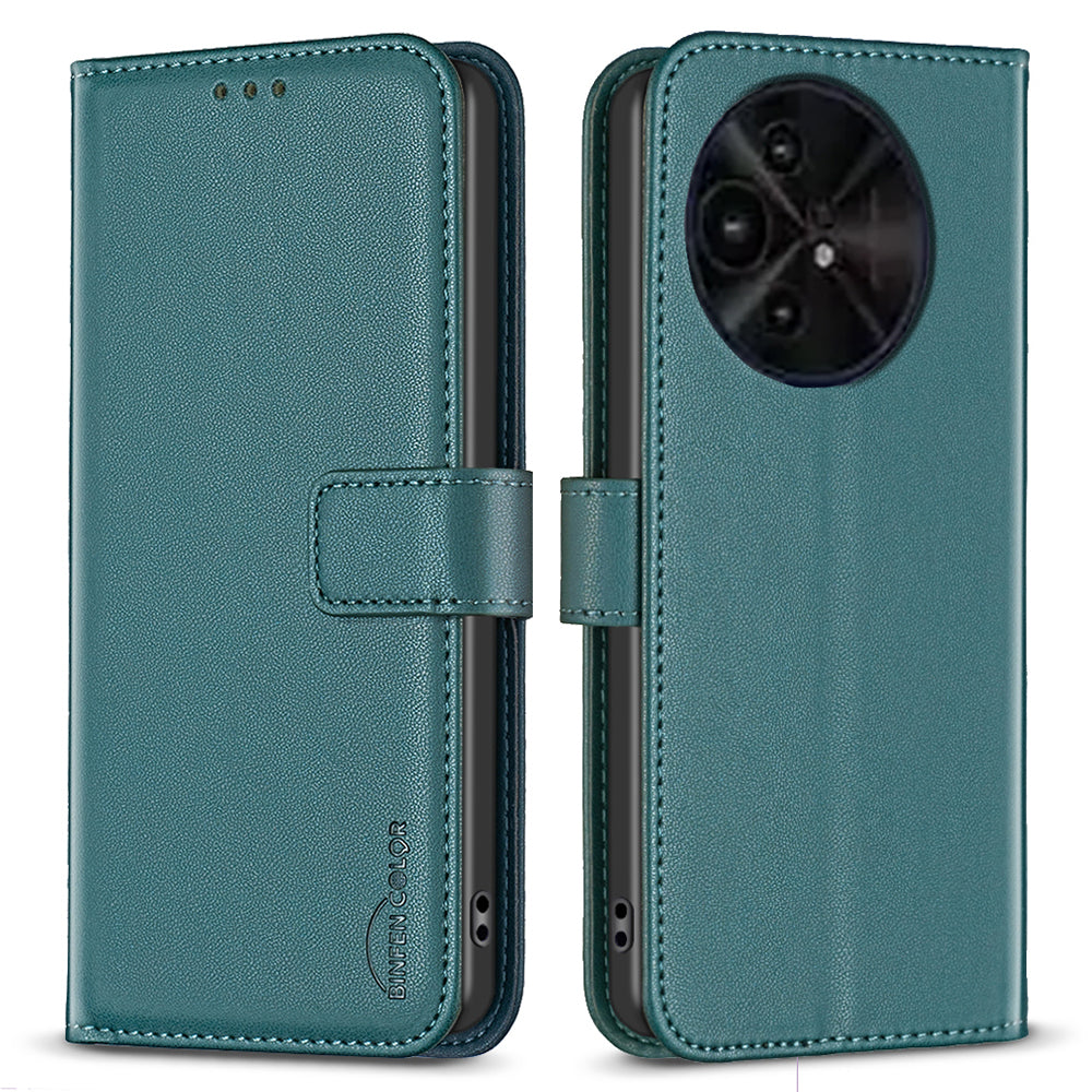 BINFEN COLOR BF17 For TCL 50 XE 5G / 50 XL 5G Case Wallet Leather + TPU Flip Phone Cover