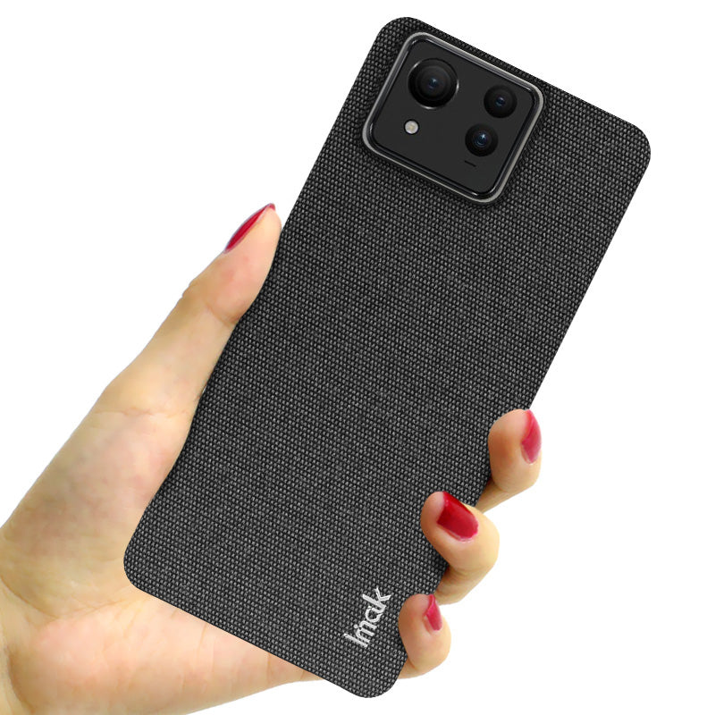 IMAK Ruiyi Series for Asus Zenfone 11 Ultra 5G Case Cloth Texture PU+PC Phone Cover