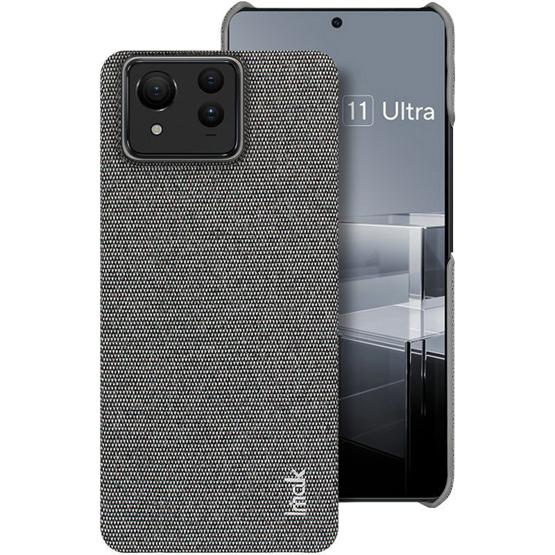 IMAK Ruiyi Series for Asus Zenfone 11 Ultra 5G Case Cloth Texture PU+PC Phone Cover