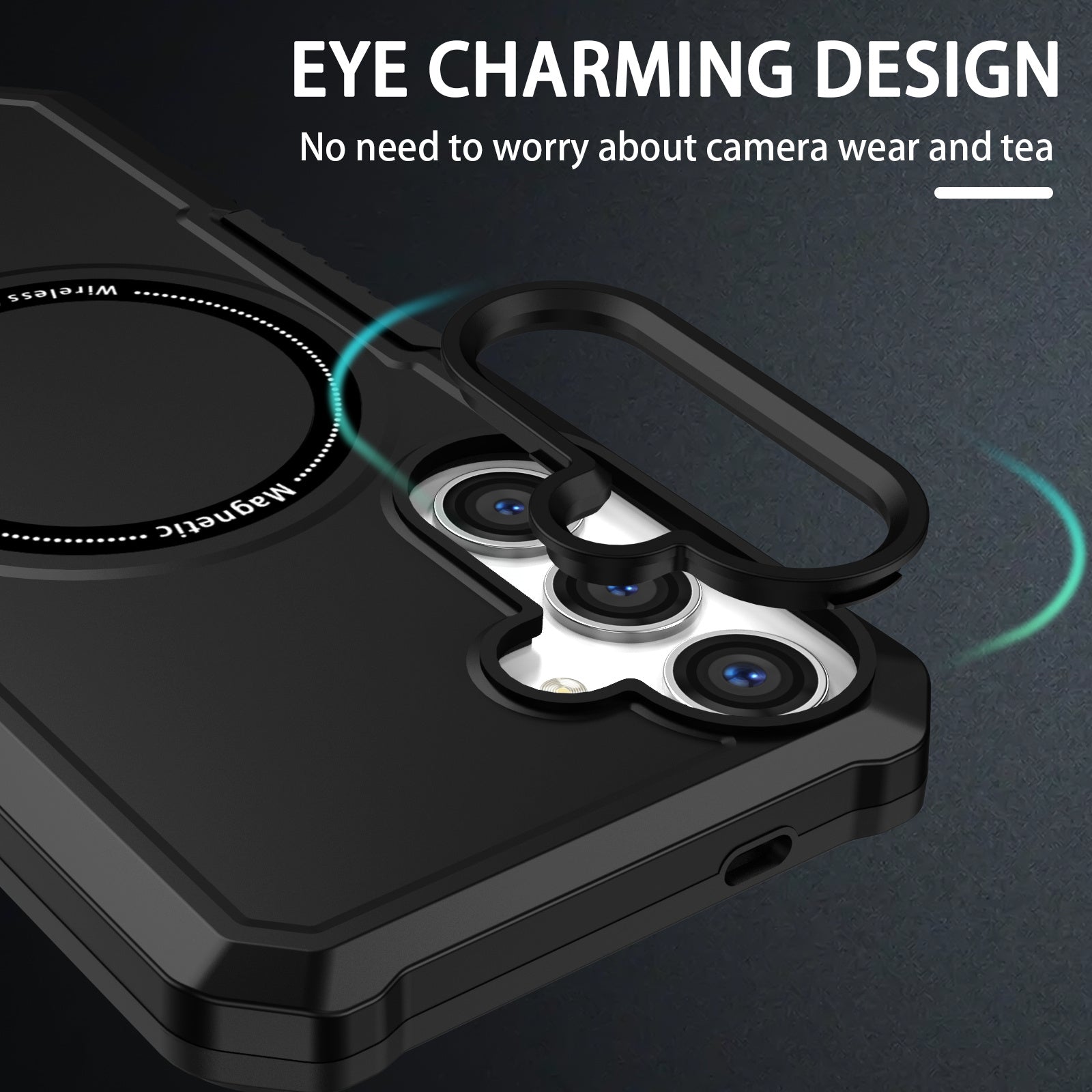 For Samsung Galaxy S24+ Magnetic Case PC + TPU Scratch-Resistant Back Cover