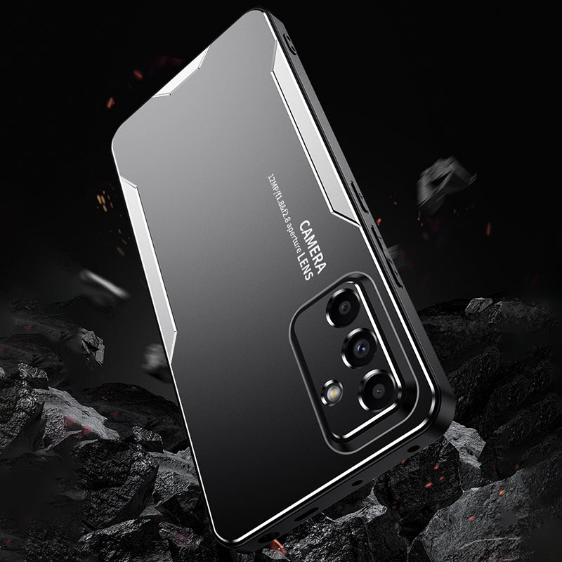 For Samsung Galaxy A15 5G Case Aluminum Alloy+TPU+PC Phone Back Cover