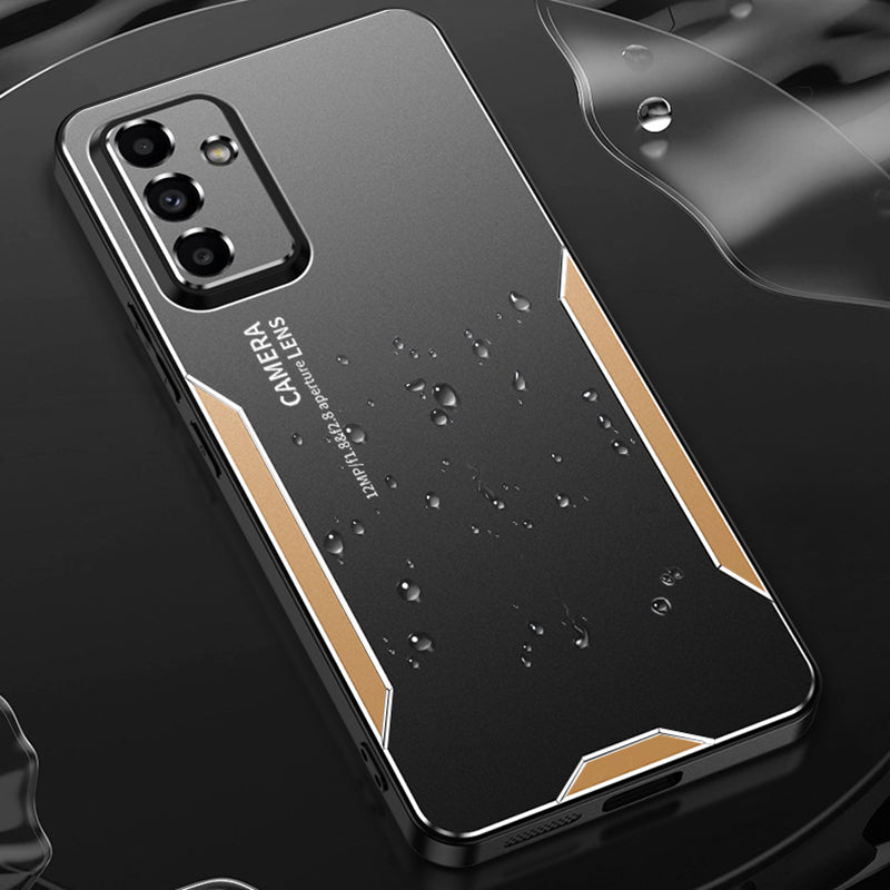 For Samsung Galaxy A05s 4G Case Aluminum Alloy+TPU+PC Drop-proof Phone Back Cover