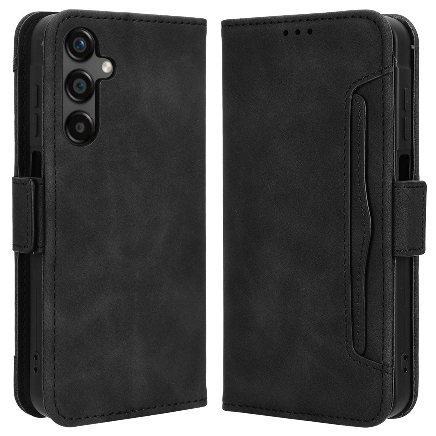 For Samsung Galaxy M55 5G / C55 5G Leather Case Multiple Card Slots Wallet Flip Phone Cover