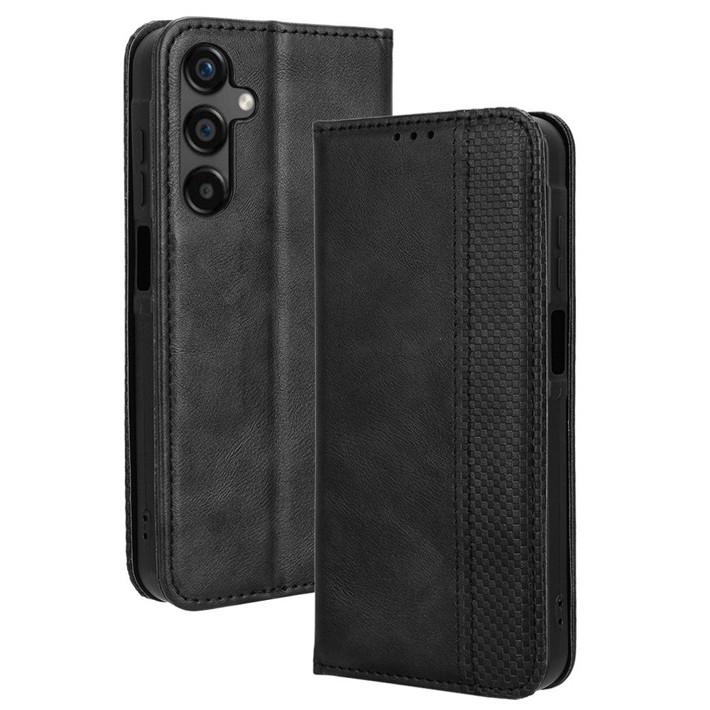For Samsung Galaxy M55 5G / C55 5G Wallet Phone Case Retro Leather Flip Cover