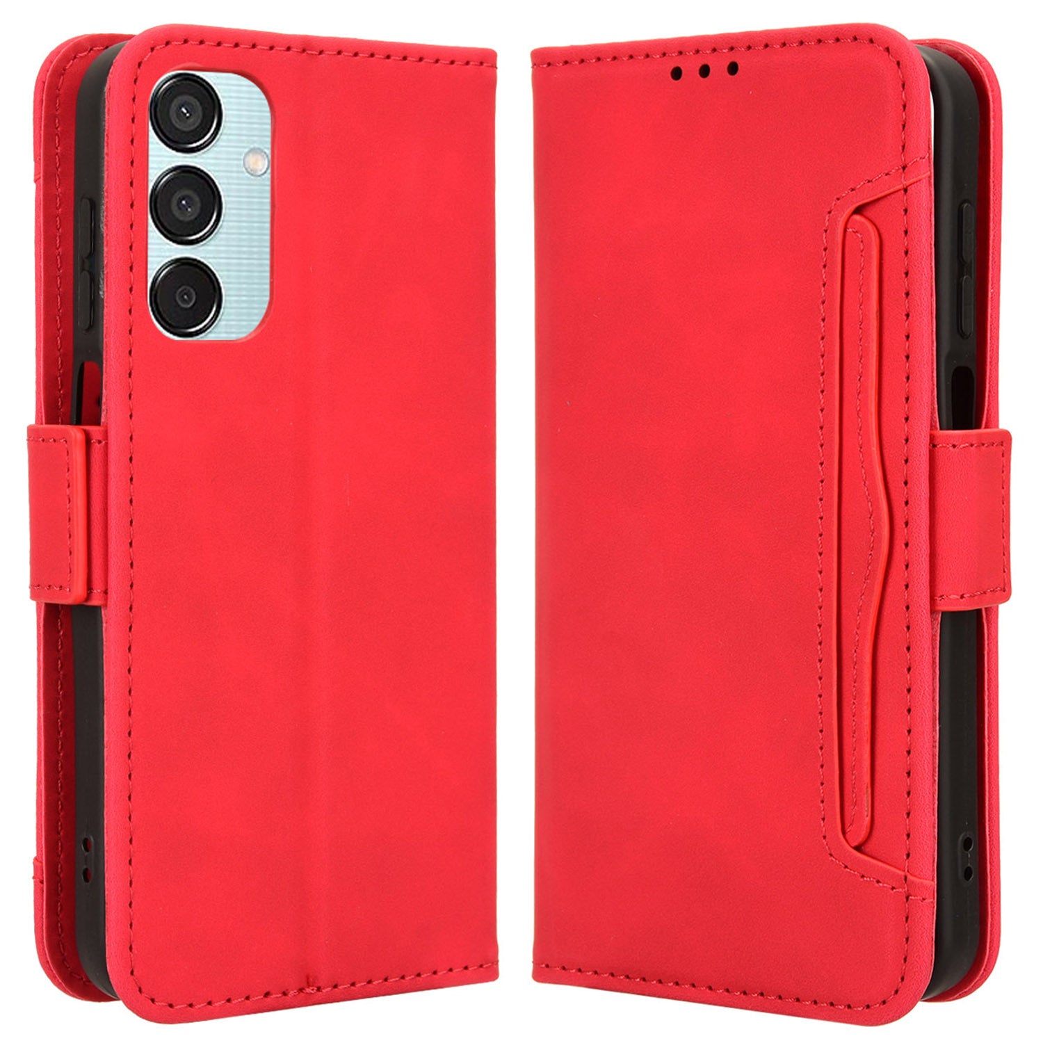 For Samsung Galaxy F15 5G / M15 5G Phone Case Multiple Card Slots Leather Phone Cover