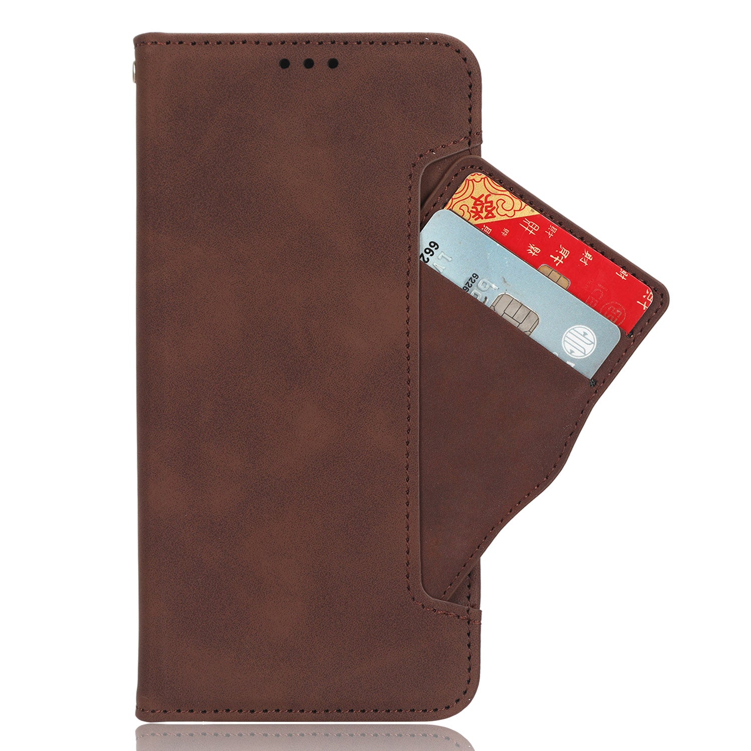 For Oppo A3 Pro 5G Case Multiple Card Slots Shockproof Leather Folio Phone Cover