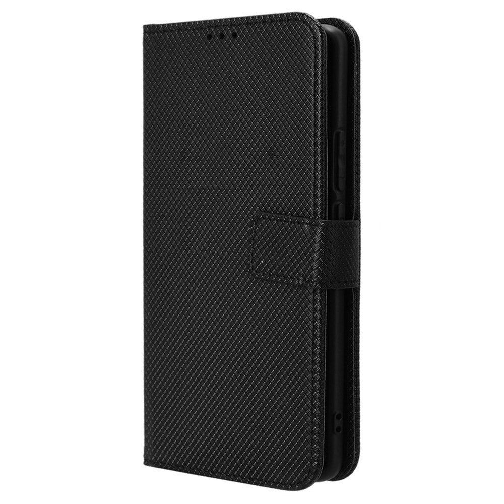 For Oppo A3 Pro 5G Case Diamond Texture PU Leather Wallet Phone Cover TPU Inner Shell