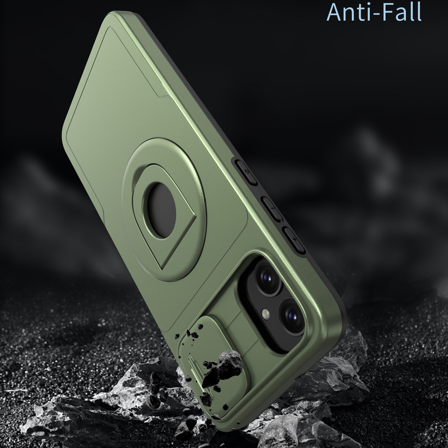 For Samsung Galaxy A05 4G Case Camera Protection Kickstand Dual Layer Hybrid TPU+PC Phone Cover