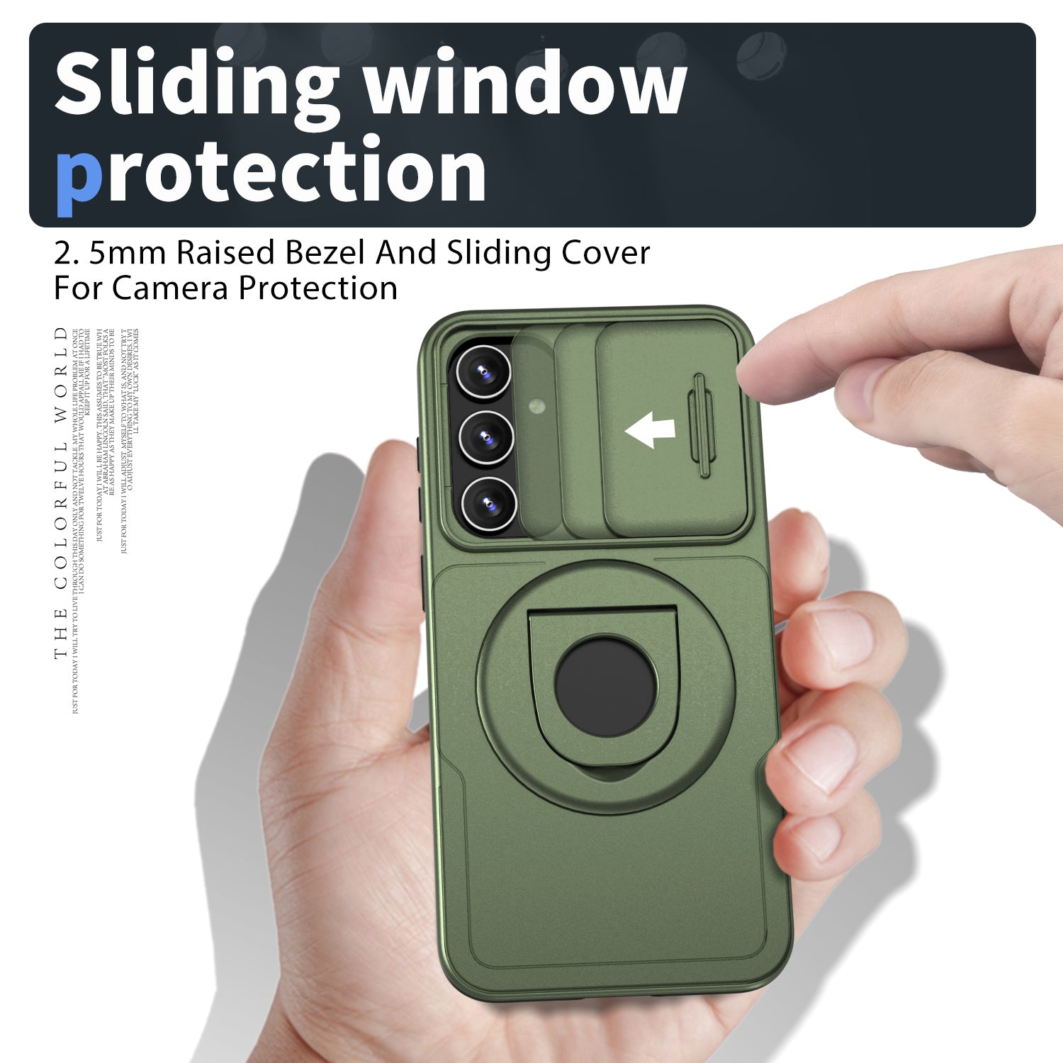 For Samsung Galaxy A14 4G / 5G Case Magnetic Kickstand TPU+PC Shockproof Protective Phone Cover