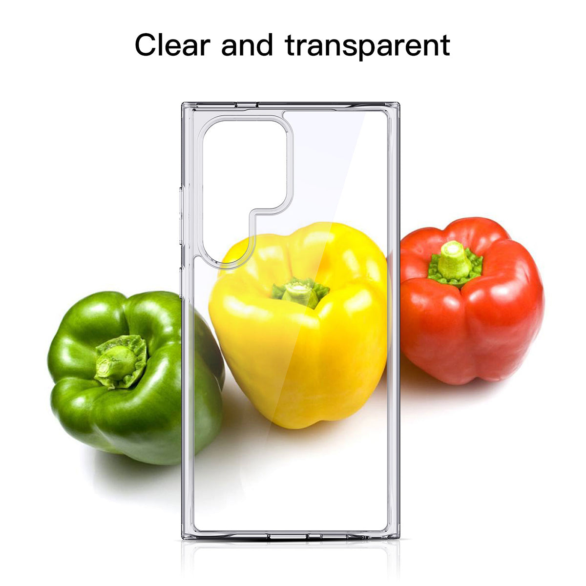 TGVI'S For Samsung Galaxy S24+ Clear Case Airbags Shookproof TPU+PC Phone Cover