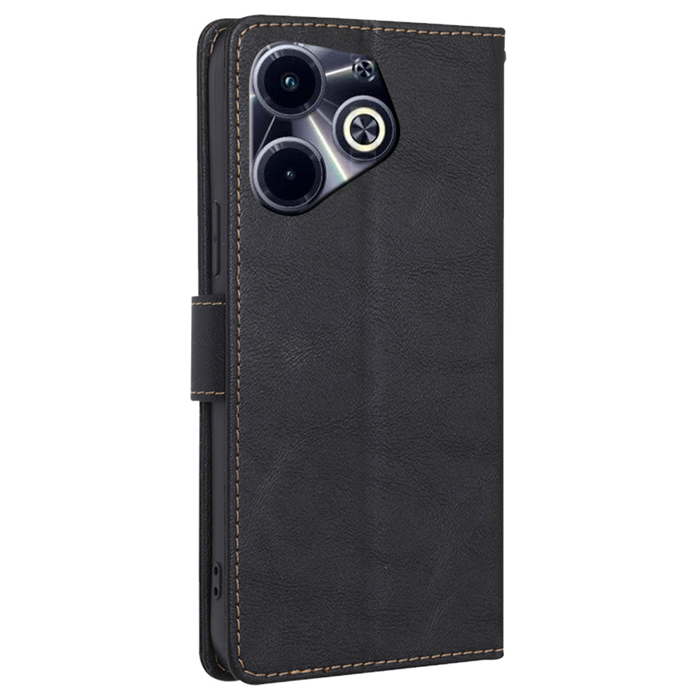 For Transsion Infinix Hot 40i Case PU Leather RFID Blocking Card Holder Wallet Phone Cover