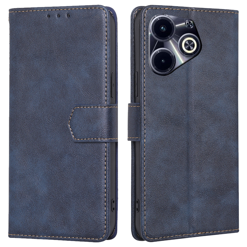 For Transsion Infinix Hot 40i Case PU Leather RFID Blocking Card Holder Wallet Phone Cover
