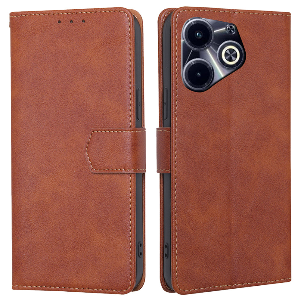 For Transsion Infinix Hot 40i Case PU Leather RFID Blocking Card Holder Wallet Phone Cover