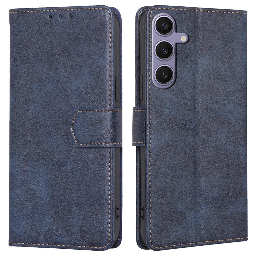 For Samsung Galaxy S24+ Case RFID Blocking PU Leather Wallet Phone Cover with Card Holder