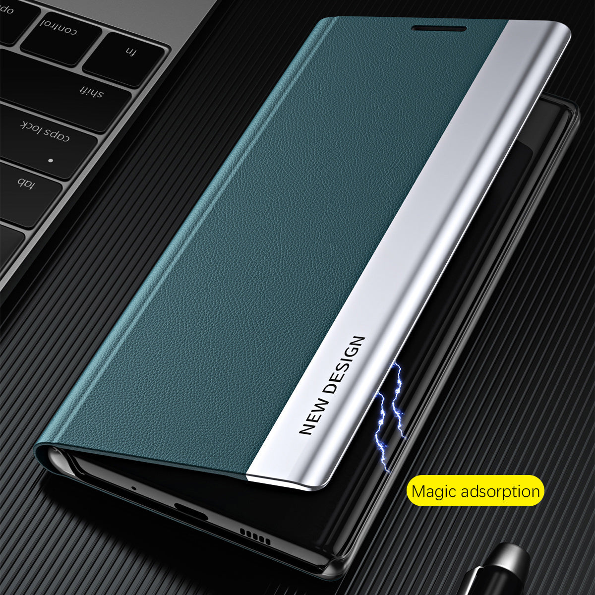 For Xiaomi Redmi Note 13 Pro 4G / Poco M6 Pro 4G Case Stand Scratchproof Leather Phone Cover