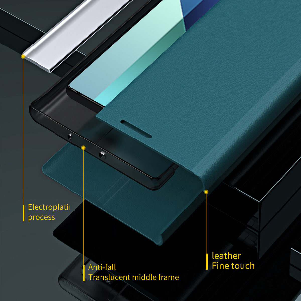 For Xiaomi Redmi Note 13 Pro 4G / Poco M6 Pro 4G Case Stand Scratchproof Leather Phone Cover