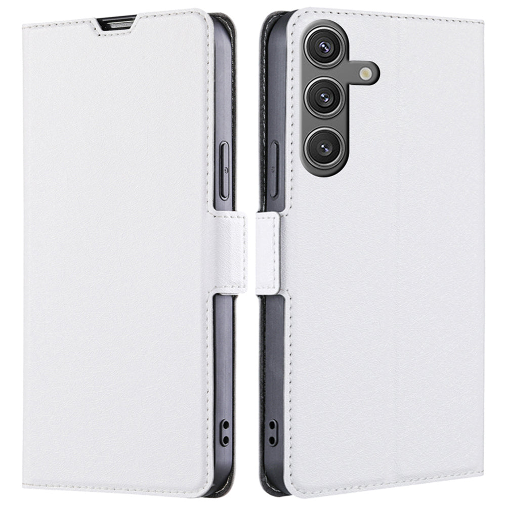 For Samsung Galaxy S24 Case PU Leather Stand Phone Cover with Card Slots