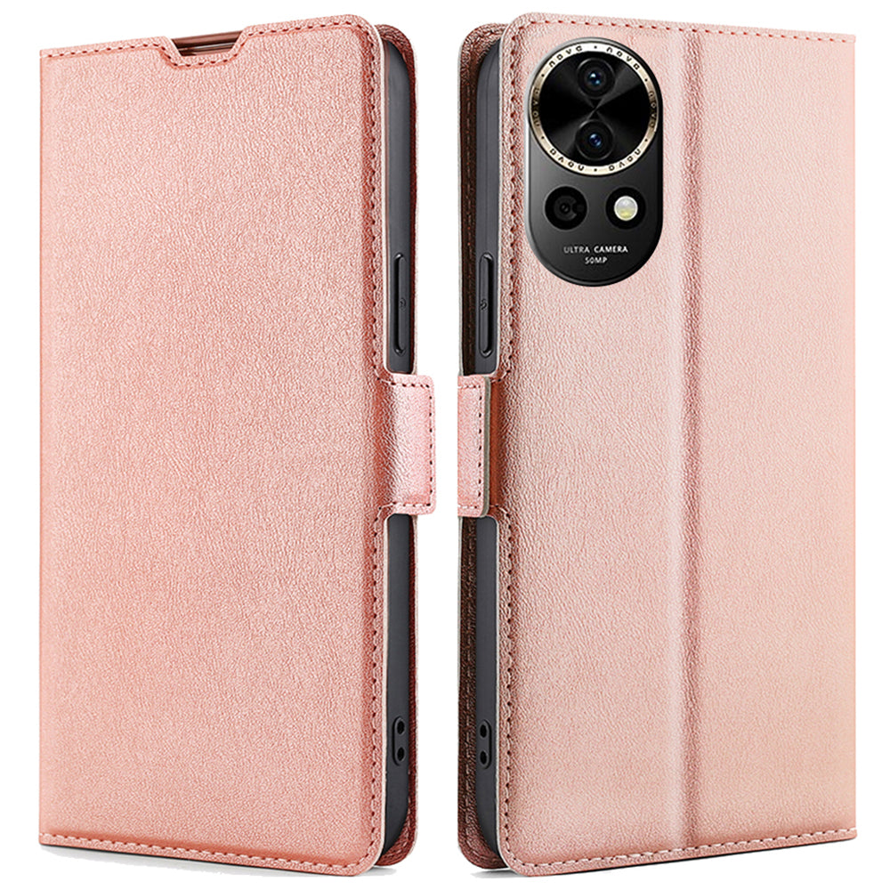 For Huawei nova 12 5G Protective Case PU Leather + TPU Inner Shell Phone Cover