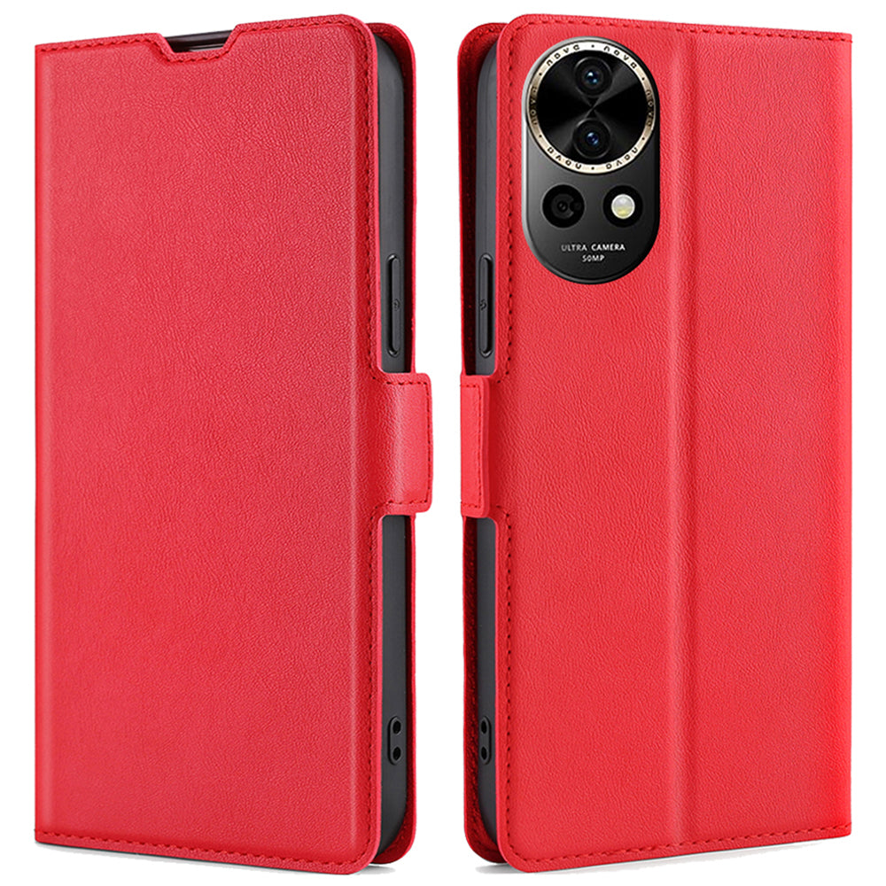 For Huawei nova 12 5G Protective Case PU Leather + TPU Inner Shell Phone Cover