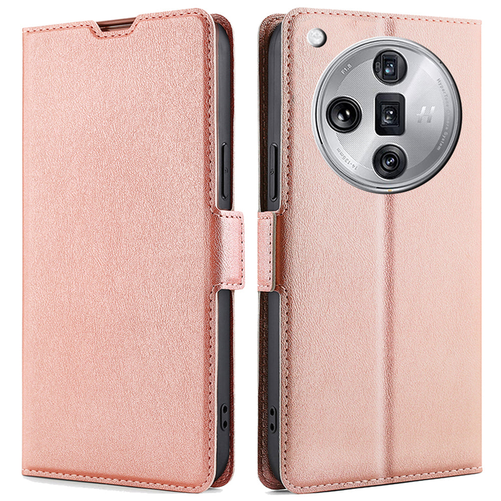 For Oppo Find X7 Ultra Shockproof Case TPU+PU Leather Card Holder Phone Cover