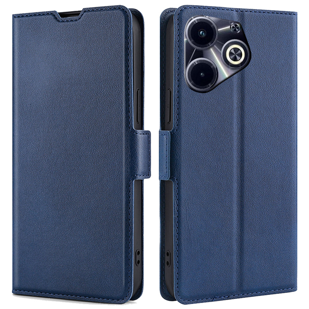 For Transsion Infinix Hot 40i Protective Case PU Leather + TPU Fully Wrapped Phone Cover