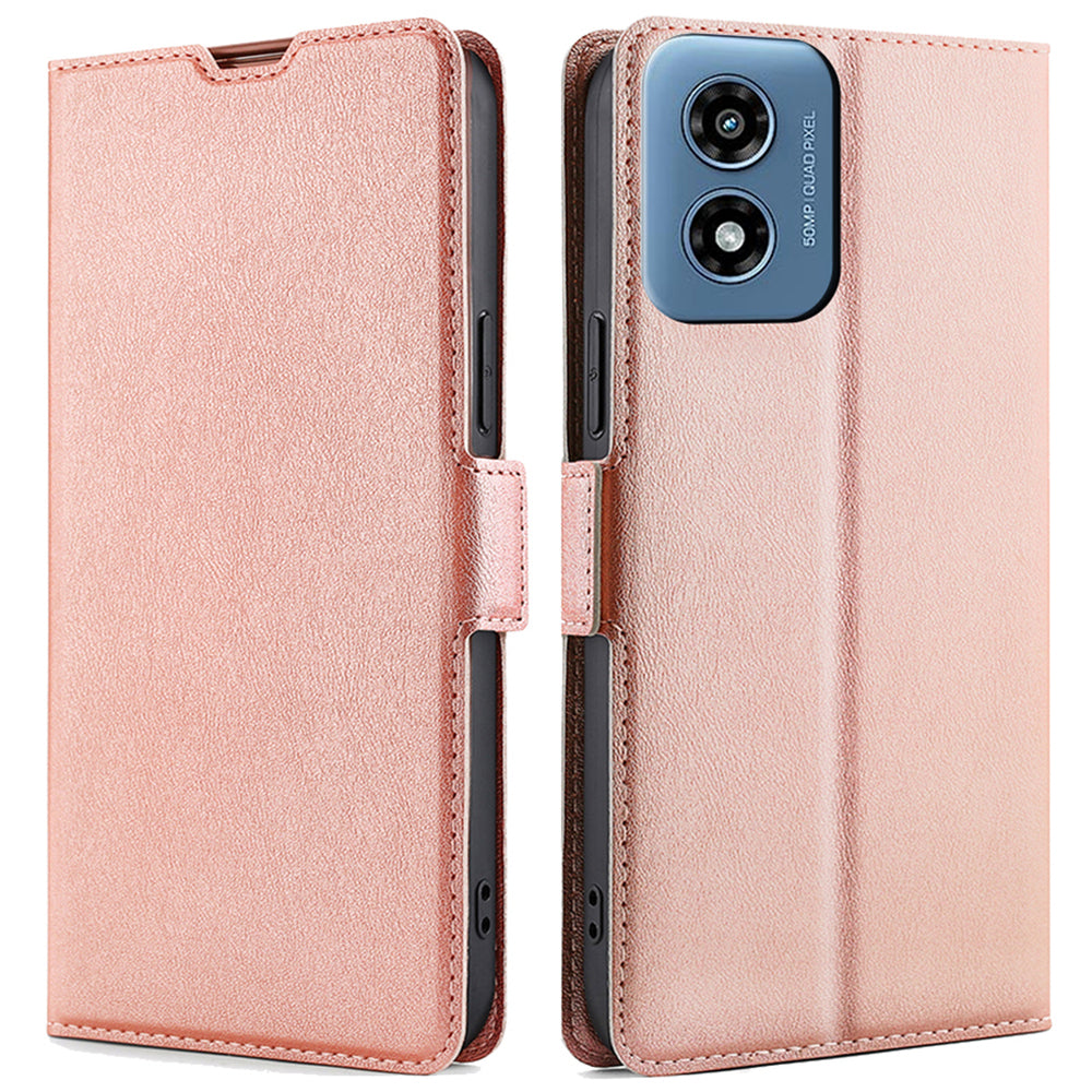 For Motorola Moto G Play (2024) 4G Full Protection Protective Case PU Leather + TPU Phone Cover