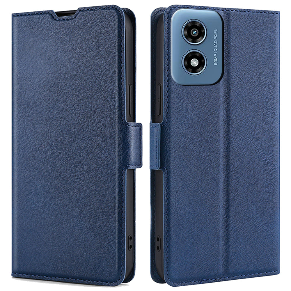 For Motorola Moto G Play (2024) 4G Full Protection Protective Case PU Leather + TPU Phone Cover