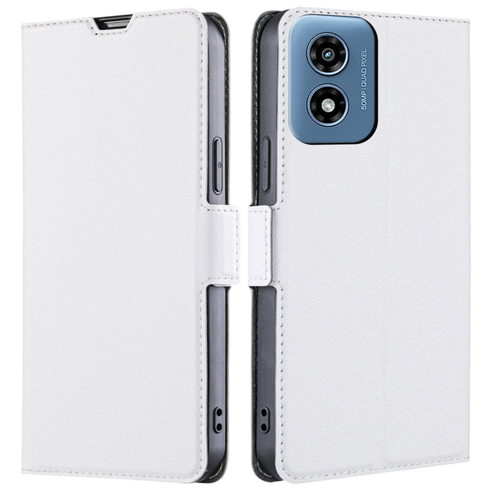 For Motorola Moto G Play (2024) 4G Full Protection Protective Case PU Leather + TPU Phone Cover