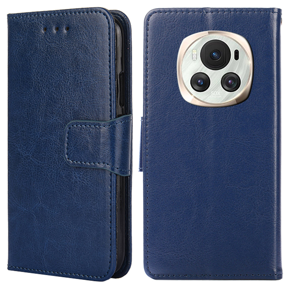 For Honor Magic6 5G Wallet Case Folio Flip Leather Stand Phone Cover