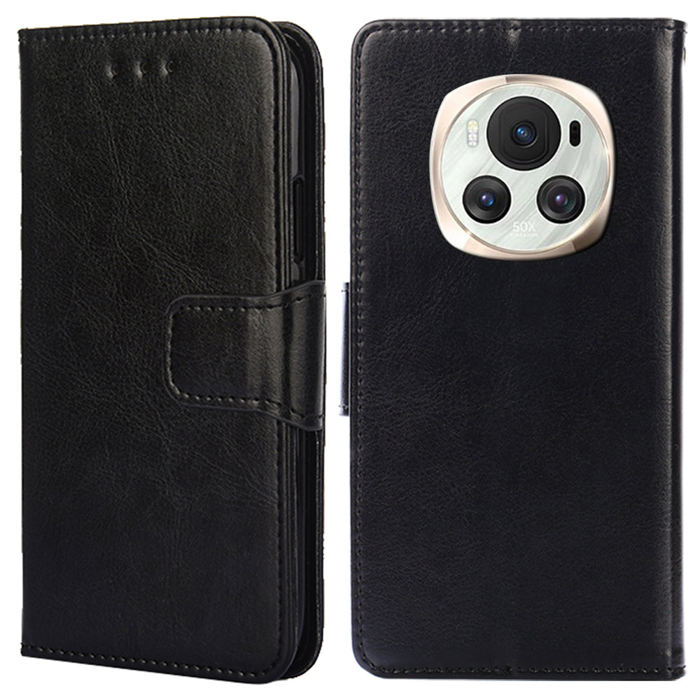 For Honor Magic6 5G Wallet Case Folio Flip Leather Stand Phone Cover