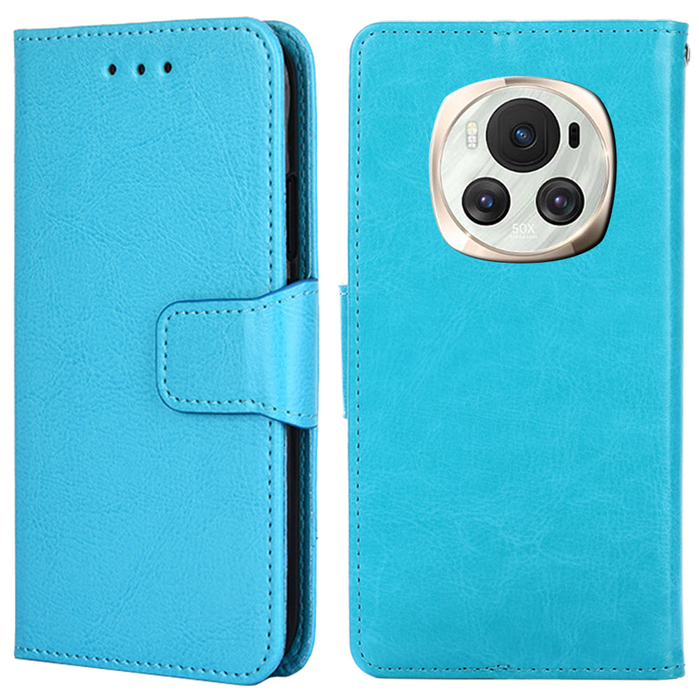 For Honor Magic6 5G Wallet Case Folio Flip Leather Stand Phone Cover