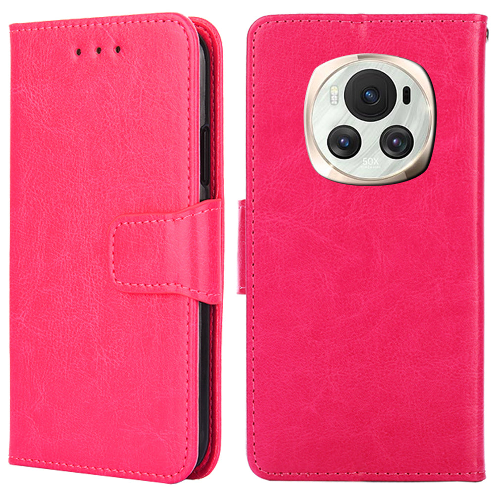 For Honor Magic6 5G Wallet Case Folio Flip Leather Stand Phone Cover