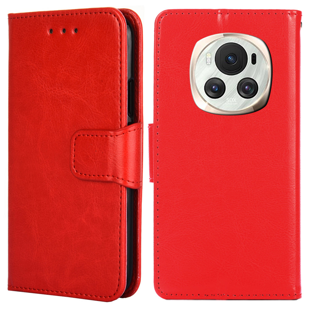 For Honor Magic6 5G Wallet Case Folio Flip Leather Stand Phone Cover
