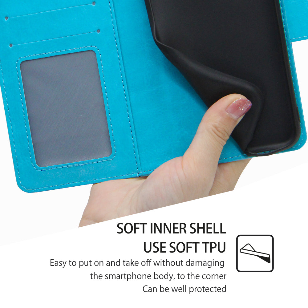 For Motorola Moto G Play (2024) 4G Leather Case Wallet Stand Protective Phone Cover