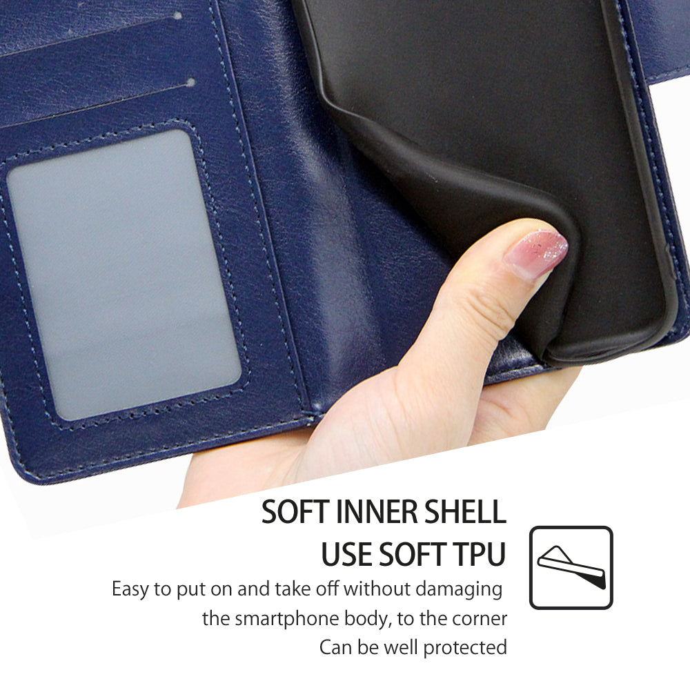 For Transsion Infinix Hot 40i Wallet Phone Case Leather Folio Flip Cover