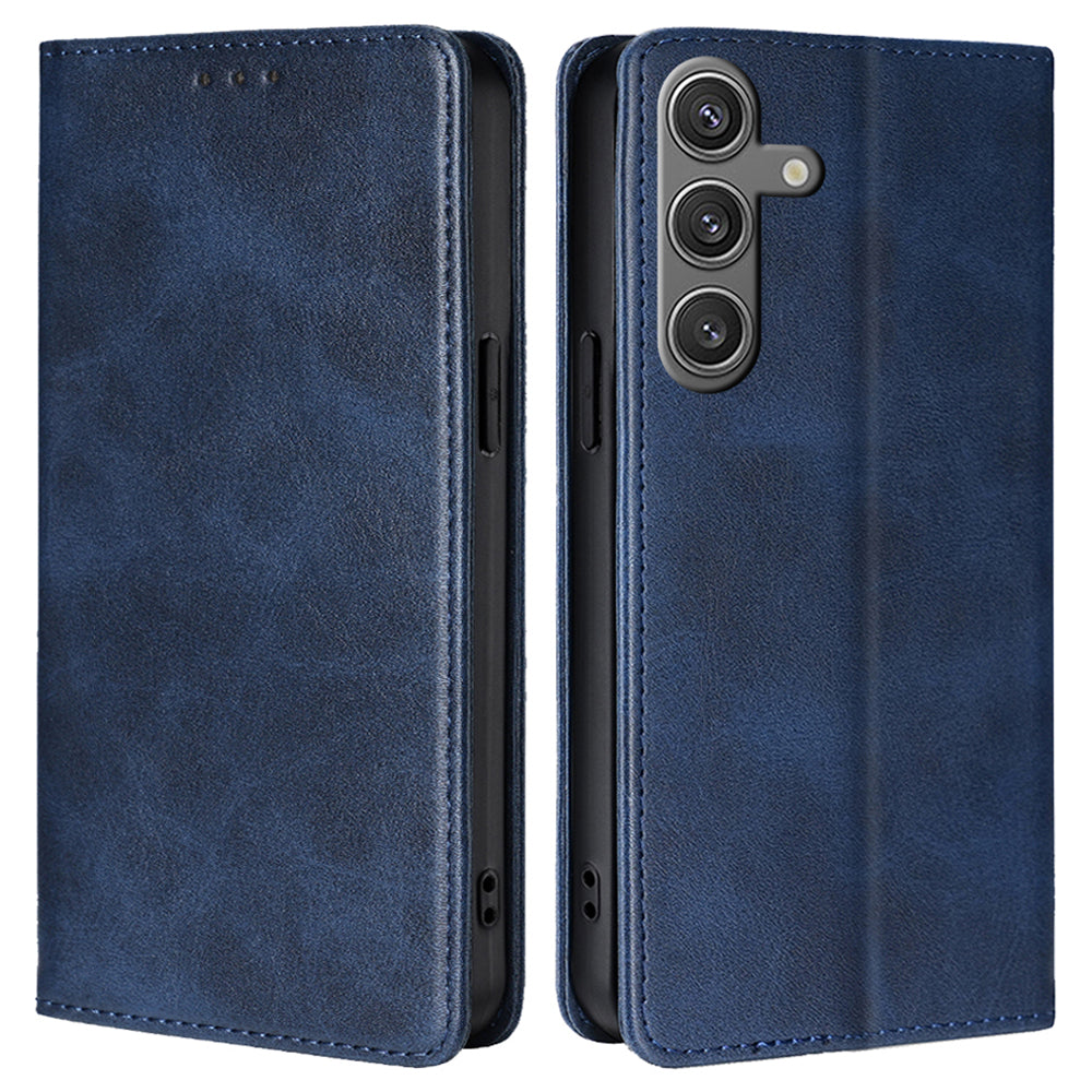 For Samsung Galaxy S24 Wallet Case Magnetic Closing Stand Leather Phone Cover