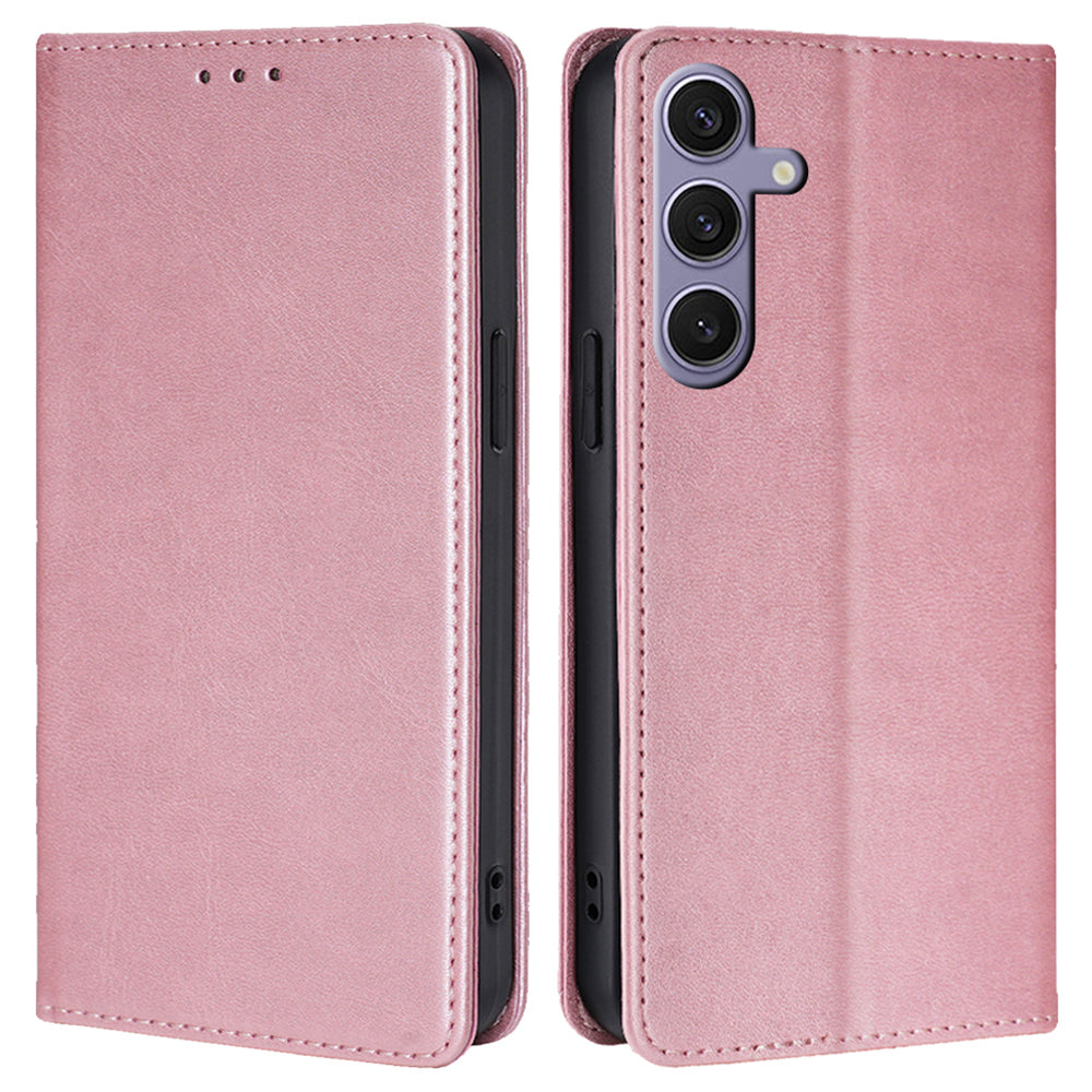 For Samsung Galaxy S24+ Wallet Phone Case Anti-Drop Stand Leather Flip Cover