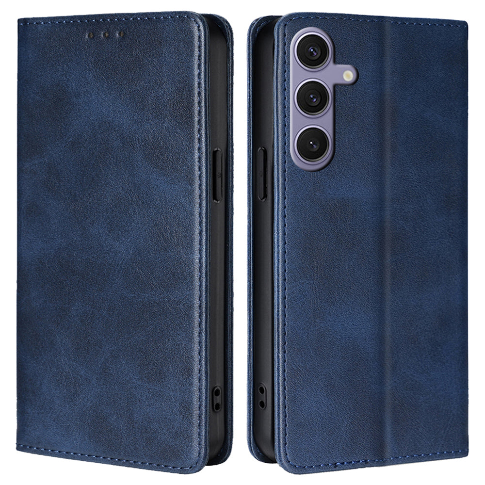 For Samsung Galaxy S24+ Wallet Phone Case Anti-Drop Stand Leather Flip Cover