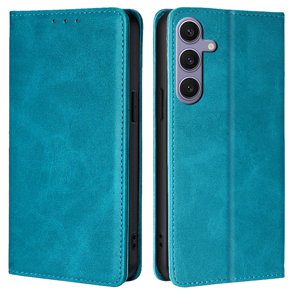For Samsung Galaxy S24+ Wallet Phone Case Anti-Drop Stand Leather Flip Cover