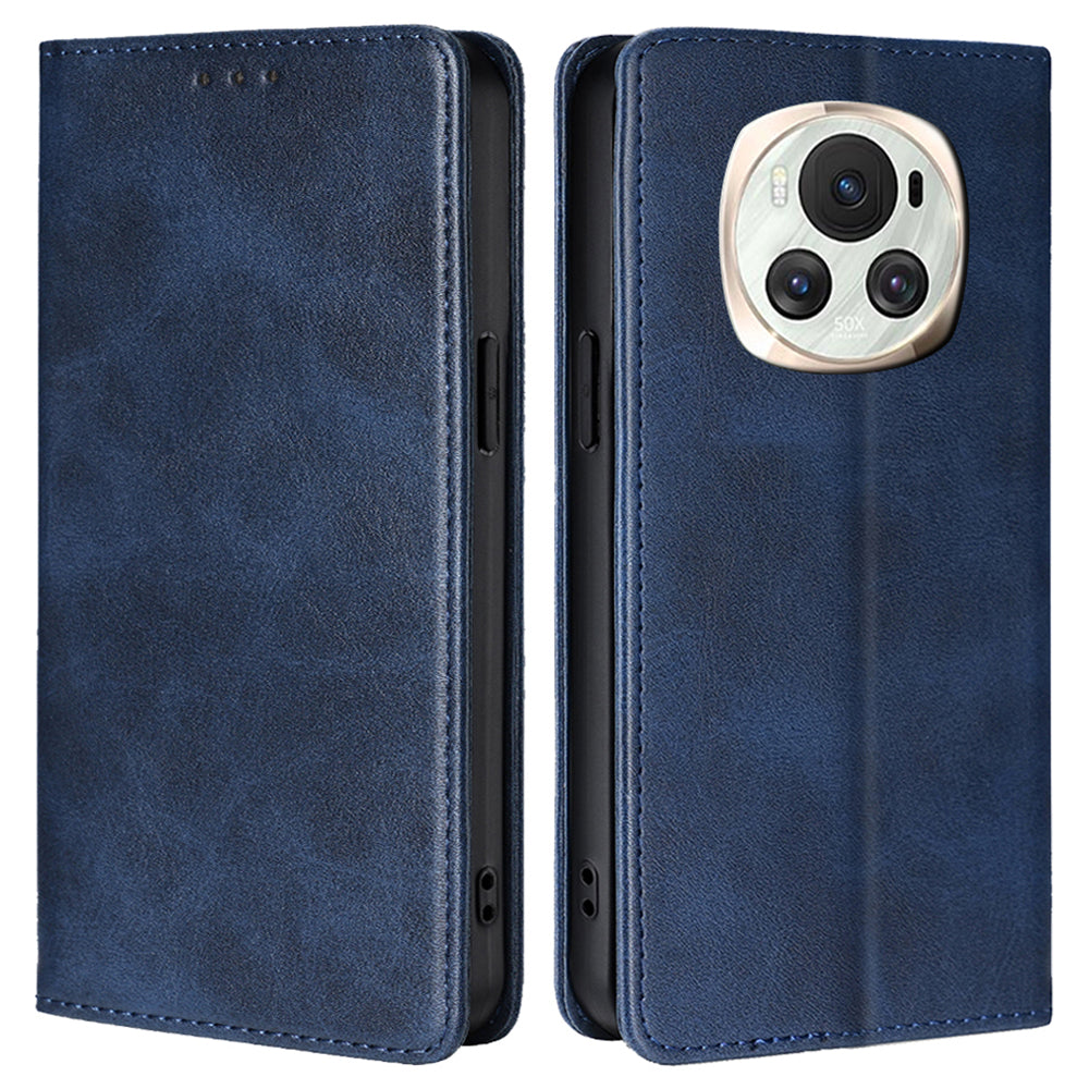 For Honor Magic6 5G Case Magnetic Closing Stand Leather Wallet Phone Cover